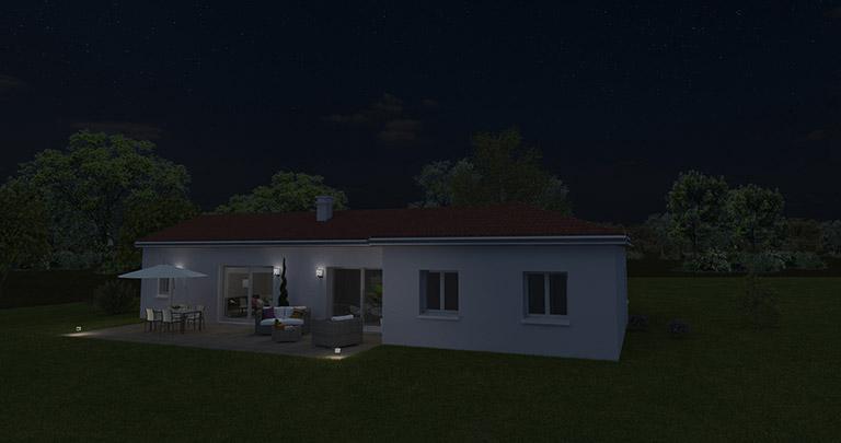 maison sorgue by night